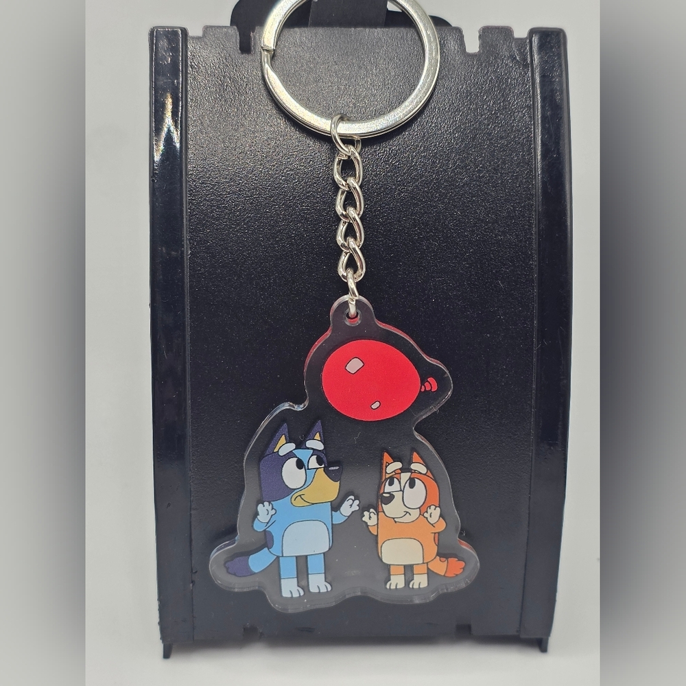 Choose One! Bluey Bingo And Family Keychains Blue Heeler - Picture 4 of 15